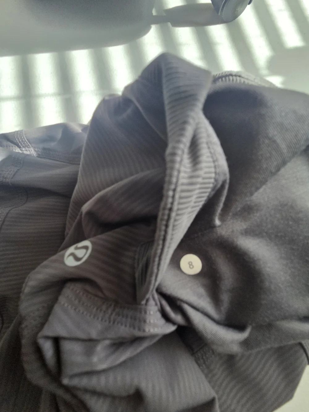 lululemon Dance Studio Charcoal  Drawstring Ruched Jogger Pants. Size 8